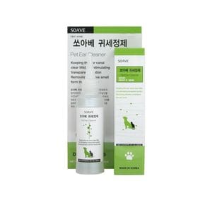 반려동물 귀세정제 120ml 고양이 개 귀청결 세정