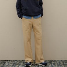 Basic straight sweat pants_Beige