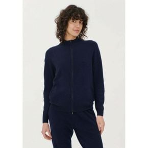 4557825 GOBI Cashmere NATURFARBE MIT REISSVERSCHLUSS - Cardigan dark blue