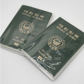 PVC 투명 여권커버 비닐케이스 2P DK 1010673_P436418663