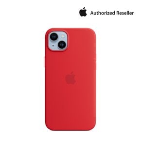 정품 맥세이프 아이폰 14 플러스 실리콘 케이스 (PRODUCT)RED MPT63FE/A
