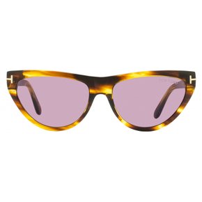 TOM FORD톰포드 여성용 캣아이 선글라스 TF990 앰버-02 55Y 허니 하바나 56mm 55y