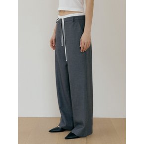 LOWRISE COLORATION PANTS (wool ver.) - Gray