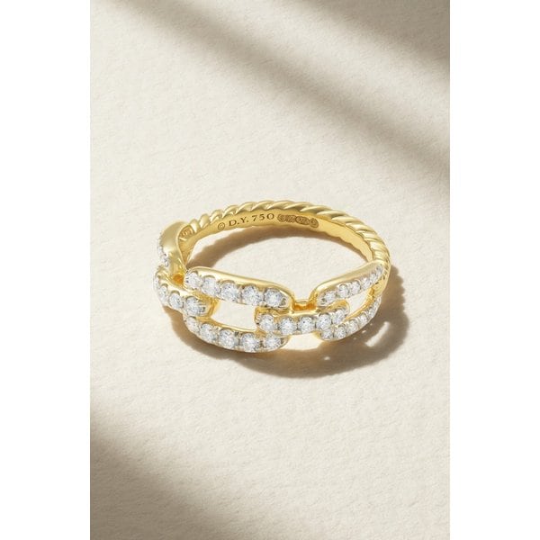 데이비드 율만 스택스 18k 골드 다이아몬드 링 1647597304484988