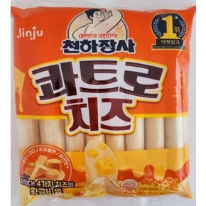 진주 천하장사 치즈 소시지  448g(28gx16개입) 콰트로치즈로 리뉴얼 간식 소세지