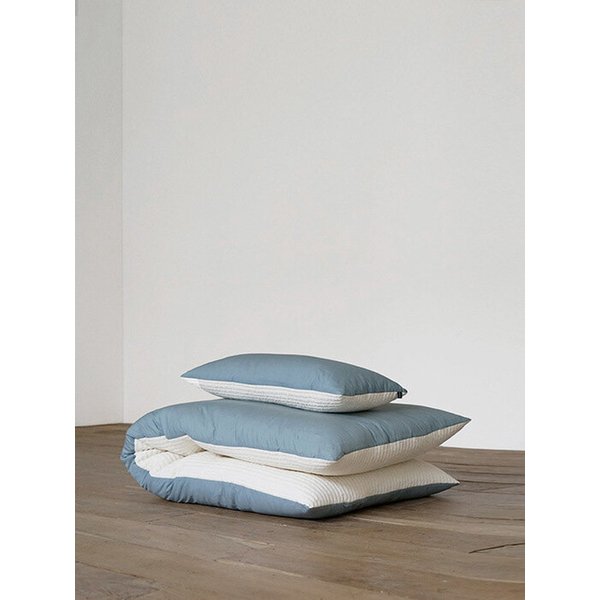 실키코튼 미니 요커버 세트 그레이시오션블루