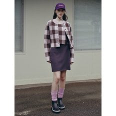 [KNIT] Cashmere-blend Check Vest_2color