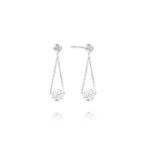 Vicky Swarovski crystal 925 Silver Earring