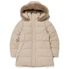 패딩 JQS DWW23531GJ SCARLETT (스칼렛) 여성 미들 다운 자켓 (N/BEIGE(NATURAL BEIGE))