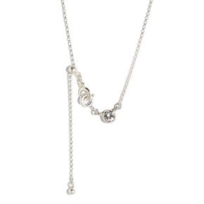 [In525]Edge Stilla Silver Necklace