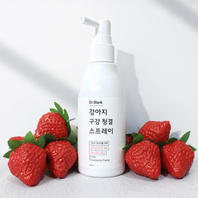 강아지 구강청결 입냄새제거 스프레이 120ml 딸기향