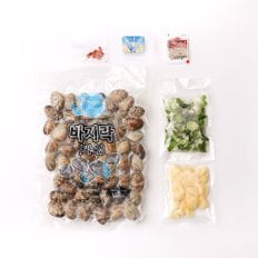 바른씨 초간편 바지락술찜 밀키트 (냉동/2인분) 캠핑안주 캠핑밀키트