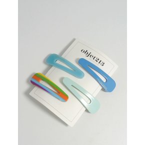 쿠바 블루 헤어클립 Cuba blue hairclip