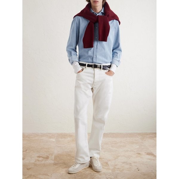 브루넬로쿠치넬리 데님 셔츠 46376663163000252