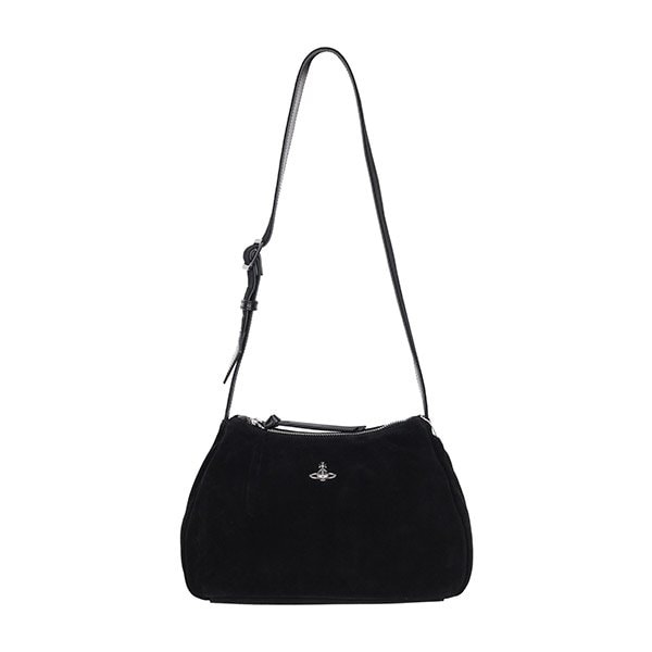 [부산점] 25FW 블랙 케이트 스웨이드 숄더백 4602000UW L007E N401