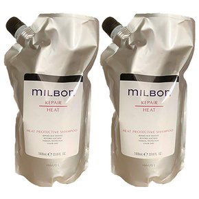 MILBON 글로벌 밀본 리페어 히트 프로텍티브 샴푸 1000ml 2개