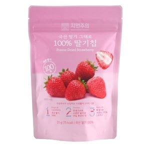 국산 딸기 그대로 100% 딸기칩 20g