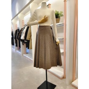 [여주점] 여성 플리츠 롱 울 스커트(ITPBYSK700)