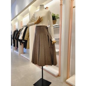 [여주점] 여성 플리츠 롱 울 스커트(ITPBYSK700)