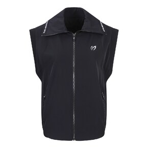 (421E1JV204) 25S/S 여성로고 라인 투웨이 칼라 집업베스트