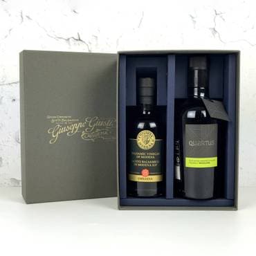 쿠아르투스 에밀리아나 네라 발사믹식초 250ml+쿠아르투스 노첼라라 엑스트라버진 올리브오일 500ml