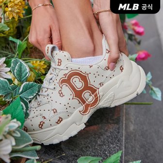 MLB [코리아공식]빅볼청키 사피아노 다이아 모노그램 BOS (Beige)