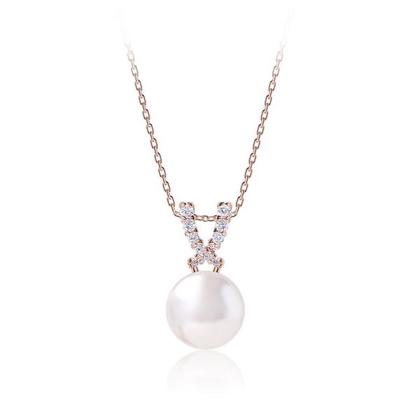 브니모아 진주 목걸이(8mm) NA0514