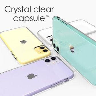  갤럭시 S24 S23 S22 S21 S20 휴대폰 케이스 크리스탈 클리어 투명젤리 변색방지 깃털처럼 가벼운