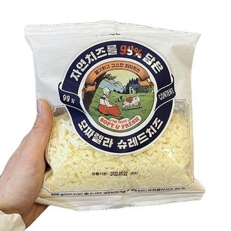  피코크 자연치즈 99 모짜렐라 300g x 1개