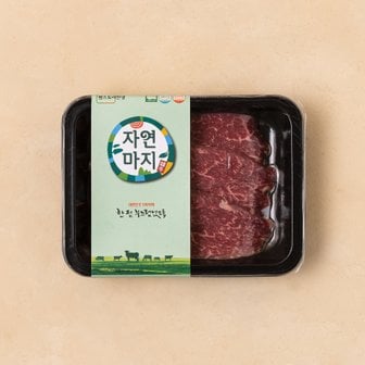  [냉장][자연마지] 무항생제 한우 1+등급 안심 구이 300g