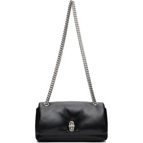 블랙 미니 더 신 체인 숄더백 2P6SMN012S01 001 Black