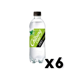 칠성사이다 제로 그린플럼 매실맛 페트음료 500ML x 6개