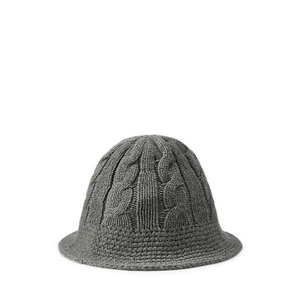여성 케이블 니트 울 블렌드 버킷 햇(WAPOHGS0J420217020)