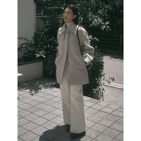 coduroy wide pants_cream