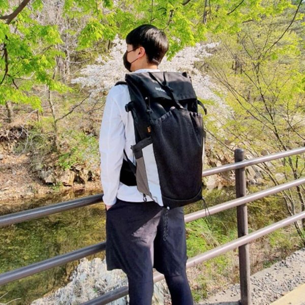 [옷자락] 남성 생활방수 캠핑 60L 캐주얼 백팩