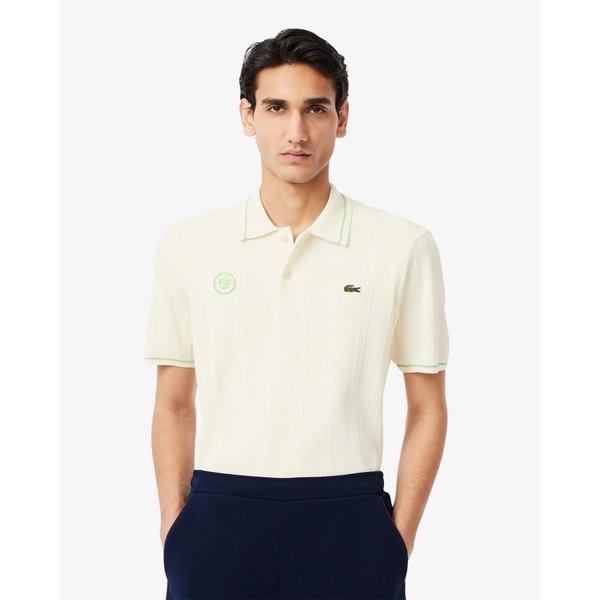 [시흥점] 롤랑가로스 테니스 반팔 폴로 스웨터 AH3013-55G