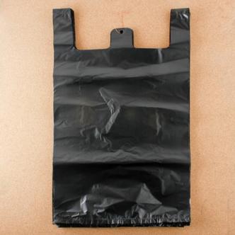  100p 편리한 비닐봉투 검정-4호 봉투 쇼핑백 검정비닐