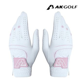 NS홈쇼핑 AKGOLF 2024 AK 여성 양손 합피 골프장갑[34239355]