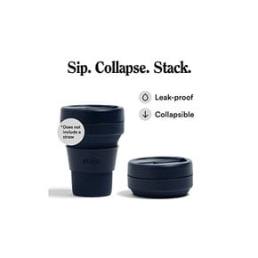 stojo 스토오조 플라스틱 POCKET CUP 12oz/355ml 접이식 마이컵