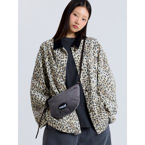 CORDUROY MOON BAG CHARCOAL