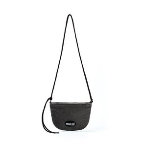 CORDUROY MOON BAG CHARCOAL