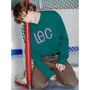 LE C V-neck Sweater_D6WAW23401GRD