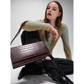 MATIN CROC BAG BROWN