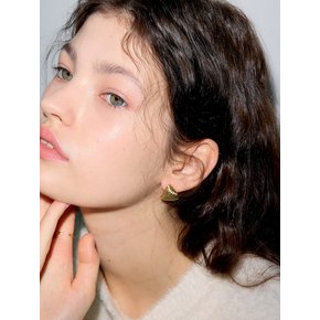 LB_Triangle stripes earring_GOLD