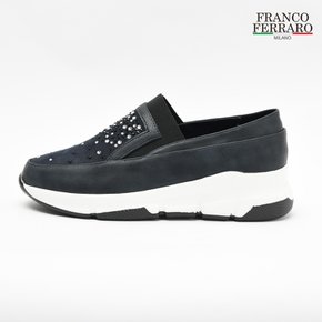 스톤 키높이 여성 스니커즈 슬립온 FSO7805 NAVY