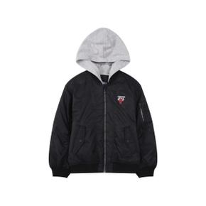 GSW 팀 MA-1 패딩 점퍼 BLACK K261JP010P