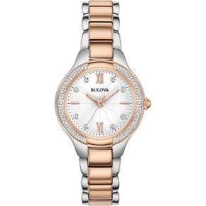 영국 부로바 시계 Bulova Women Analog 쿼츠워치 스테인리스스틸 스트랩 98R272 1711729