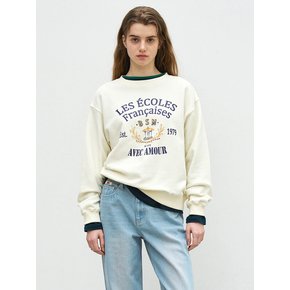 ECOLE ARTWORK SWEATSHIRT - IVORY