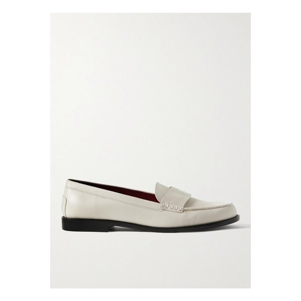 앙팡 리쉬 데프리메 로고 디보싱 가죽 페니 로퍼 화이트 1647597359706566