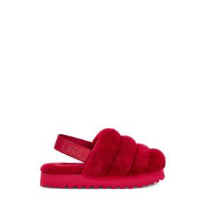 4169088 UGG Womens Super Fluff Slipper In Ribbon Red